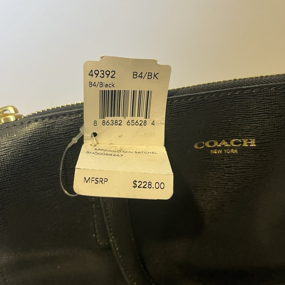 NWT Coach Saffiano Crossbody/Top Handle Bag - Picture 3 of 4